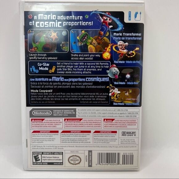 Super Mario Galaxy Nintendo Wii Complete W/ Manual like new condition - Picture 2 of 4